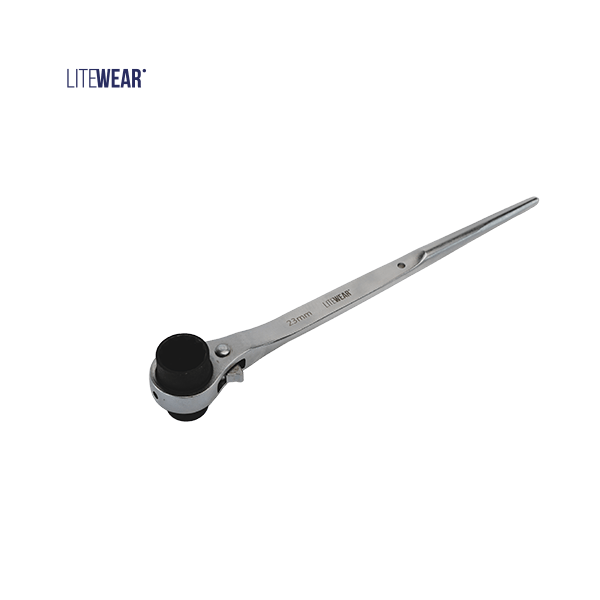 Spärrskaftnyckel kromad - 19/23 mm